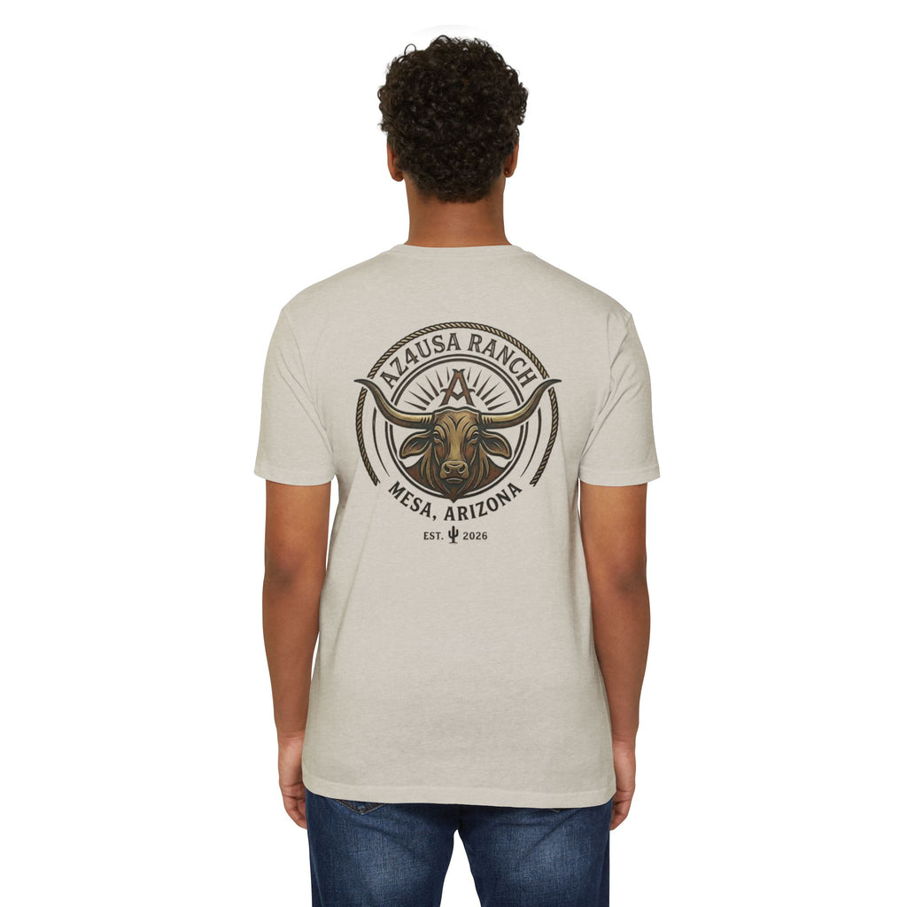 Arizona Ranch T-Shirt — "AZ4USA Ranch" Western Graphic Tee