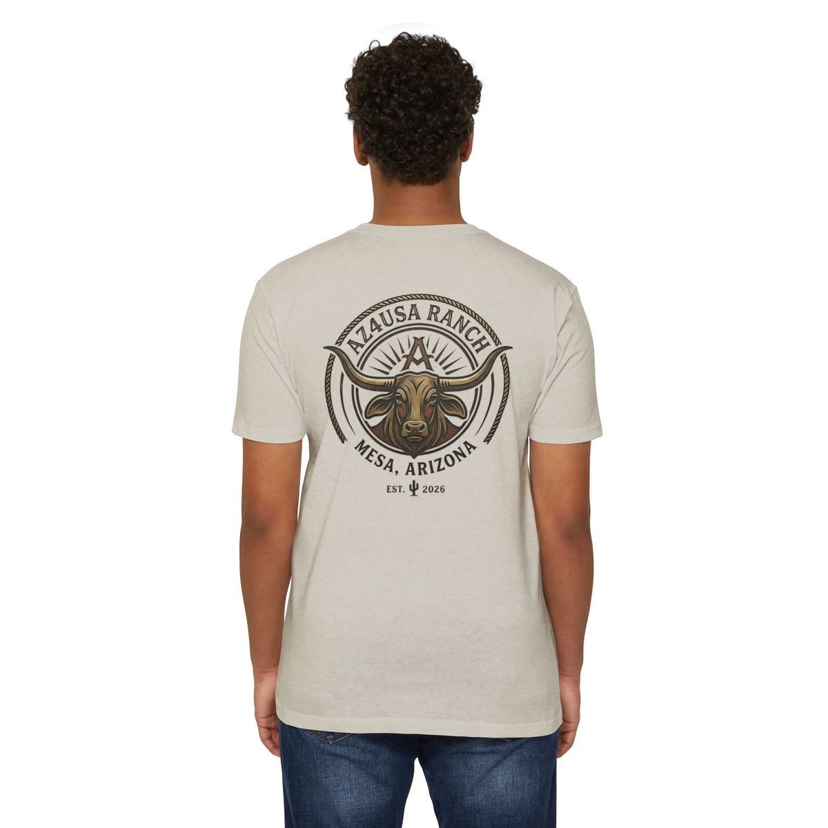 Arizona Ranch T-Shirt — "AZ4USA Ranch" Western Graphic Tee