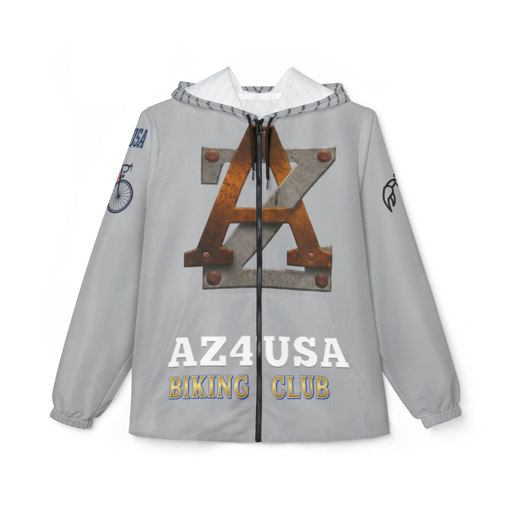 AZ4USA Windbreaker Jacket - American Pride - Arizona Roots Hooded Windbreaker