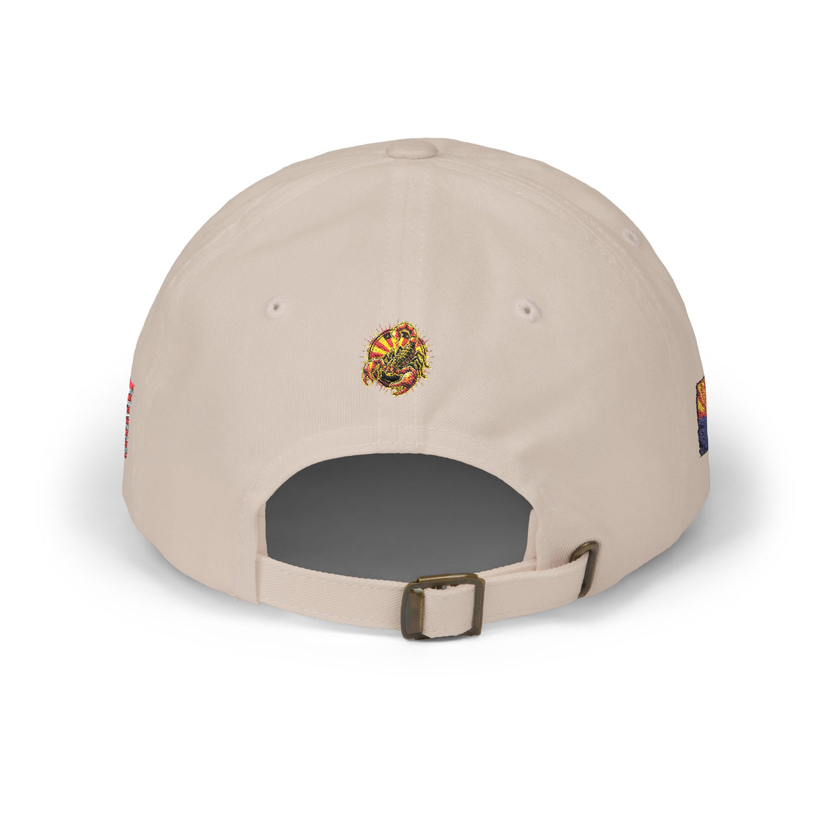 Dad Cap — Retro Grunge Scorpion Patch Baseball Hat
