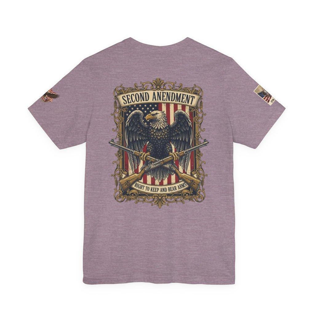 Second Amendment Eagle T-Shirt - Right to Keep and Bear Arms Graphic Tee