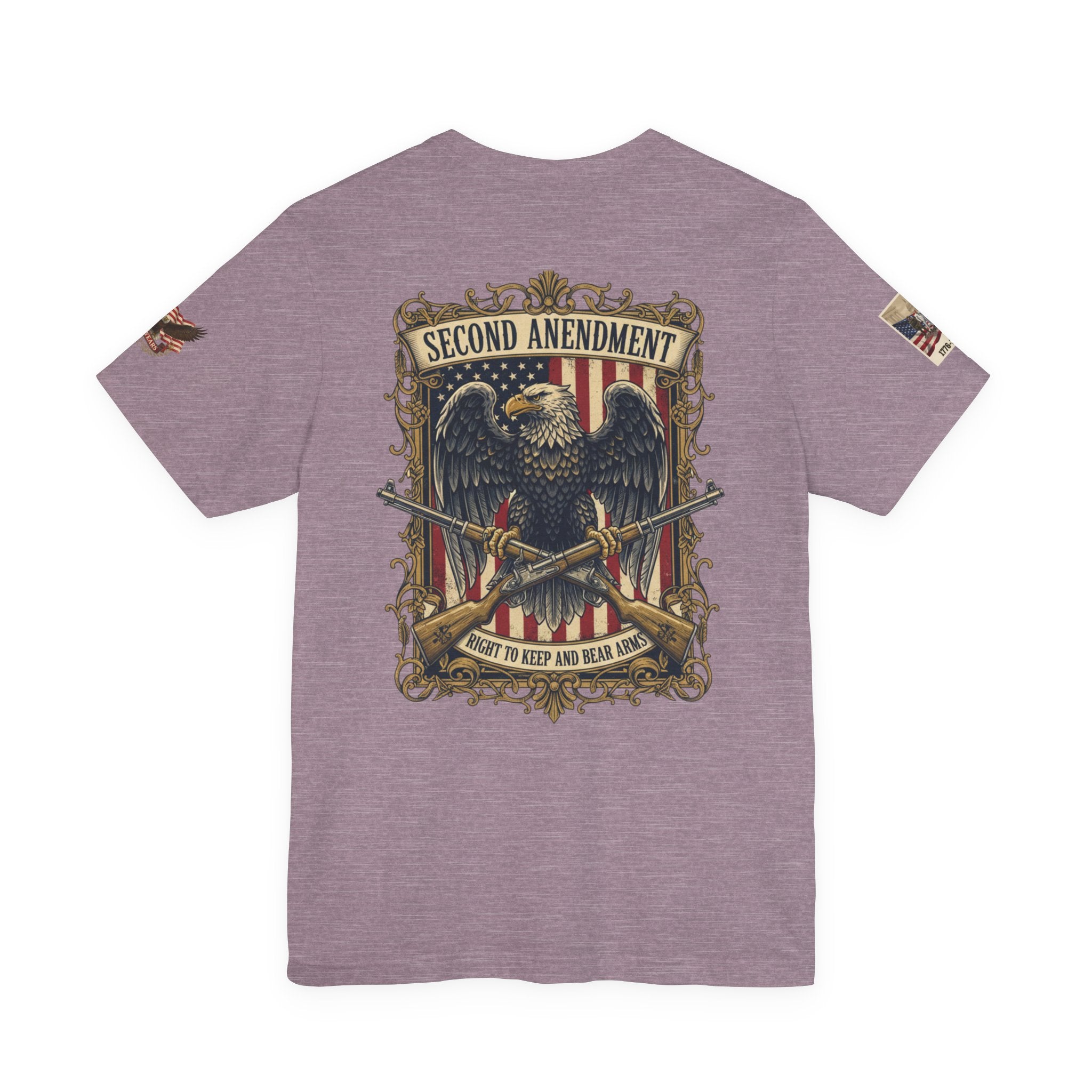 Second Amendment Eagle T-Shirt - Right to Keep and Bear Arms Graphic Tee