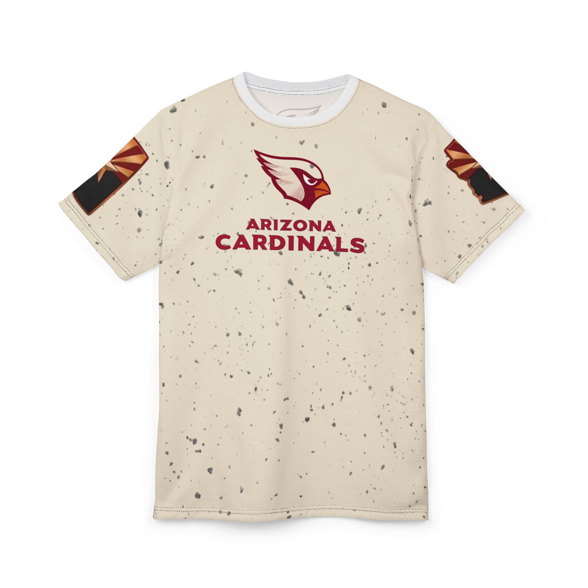 Arizona Cardinals Split-Color Logo Tee — Weissert #7 Fan Shirt
