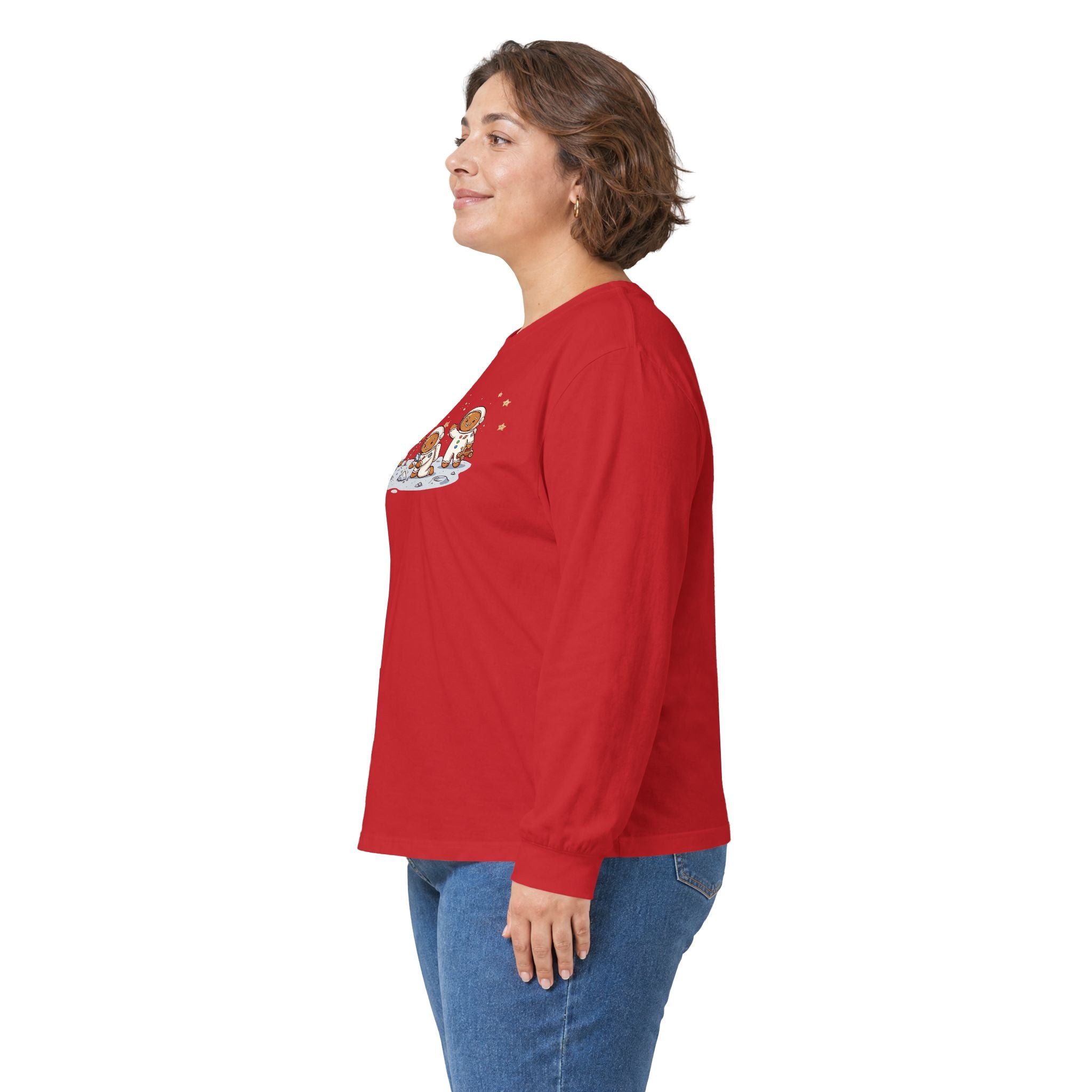 Christmas Gingerbread Crew Long Sleeve Tee — "Merry Christmas 2026"