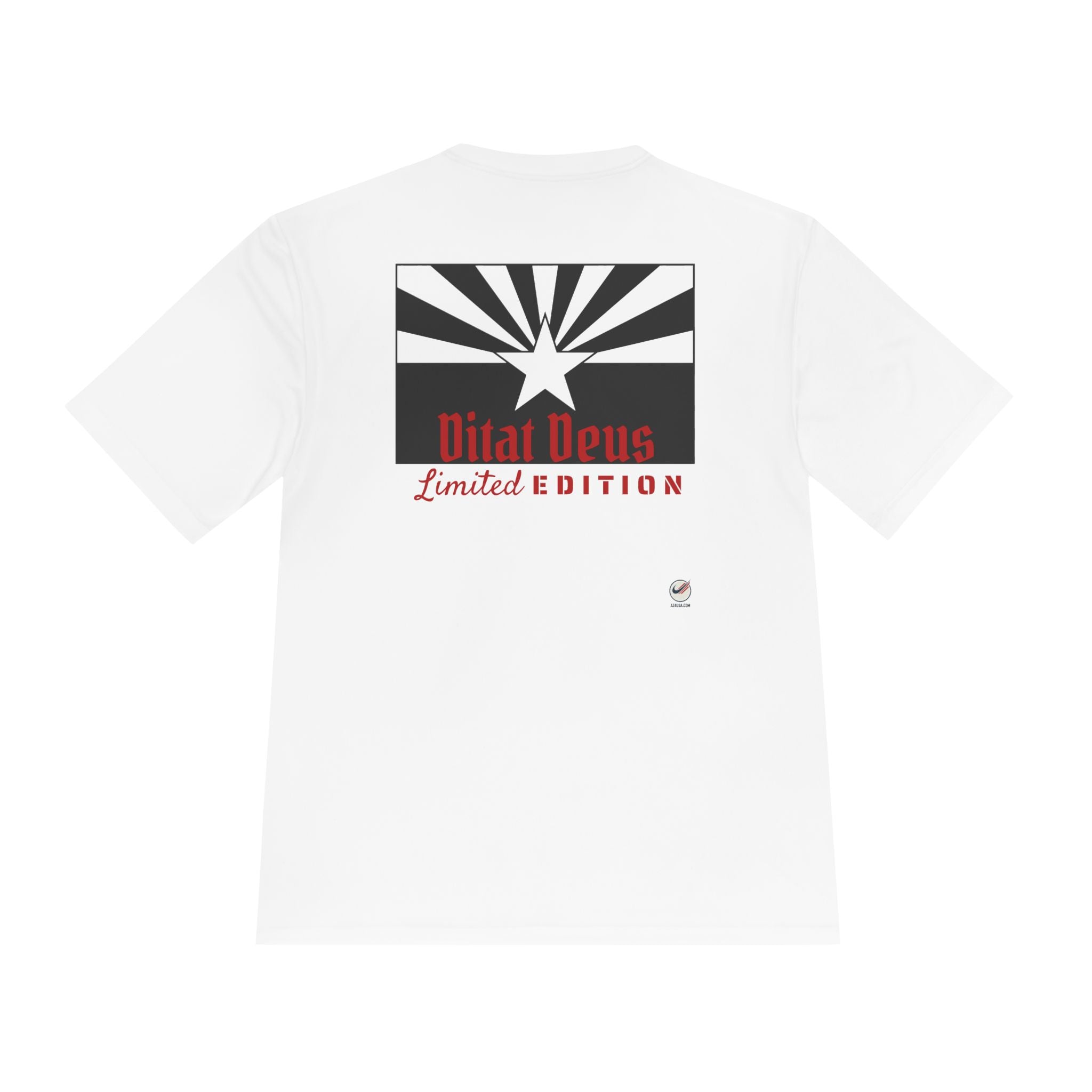 Arizona Born Tee — State Outline & Retro Flag Graphic Moisture-Wicking Shirt