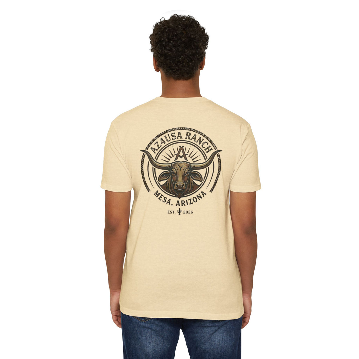Arizona Ranch T-Shirt — "AZ4USA Ranch" Western Graphic Tee