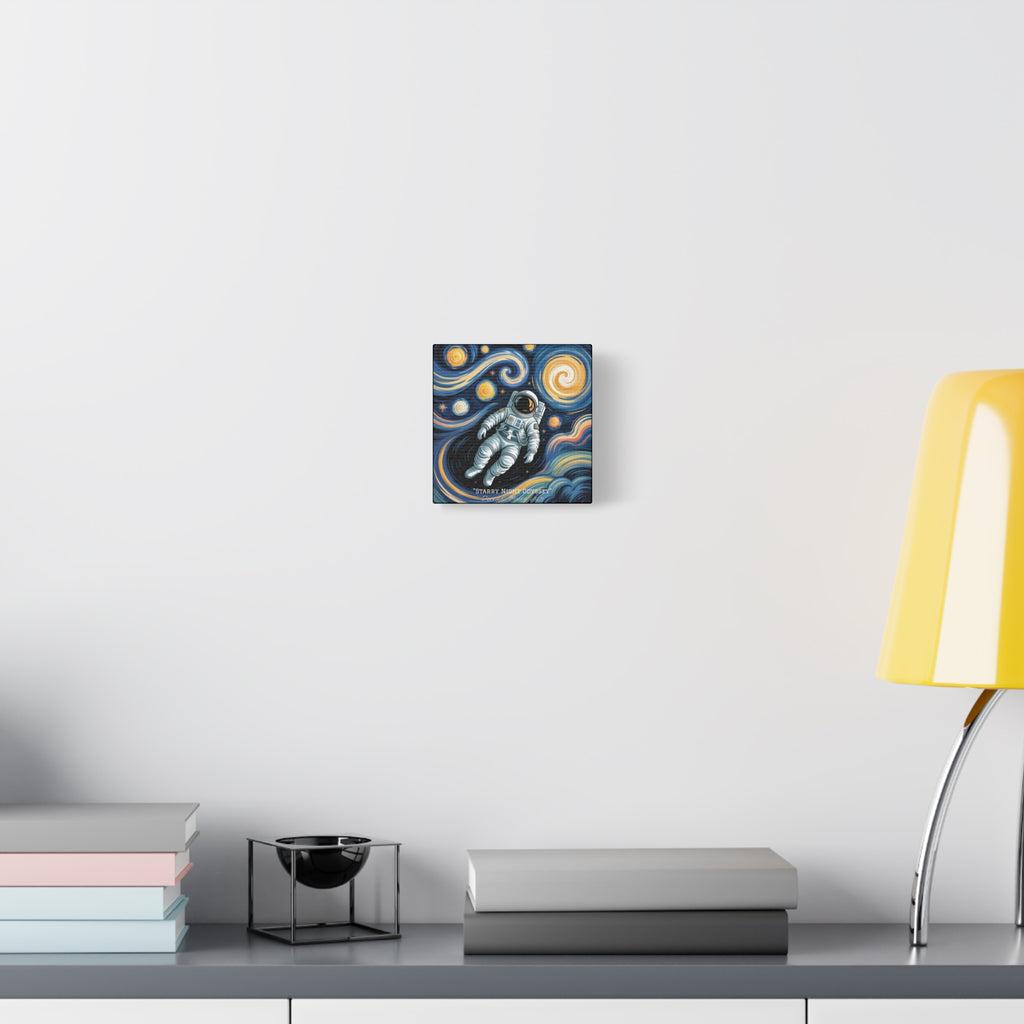 "Starry Night Odyssey" 2025 - Matte Stretched Canvas Wall Art