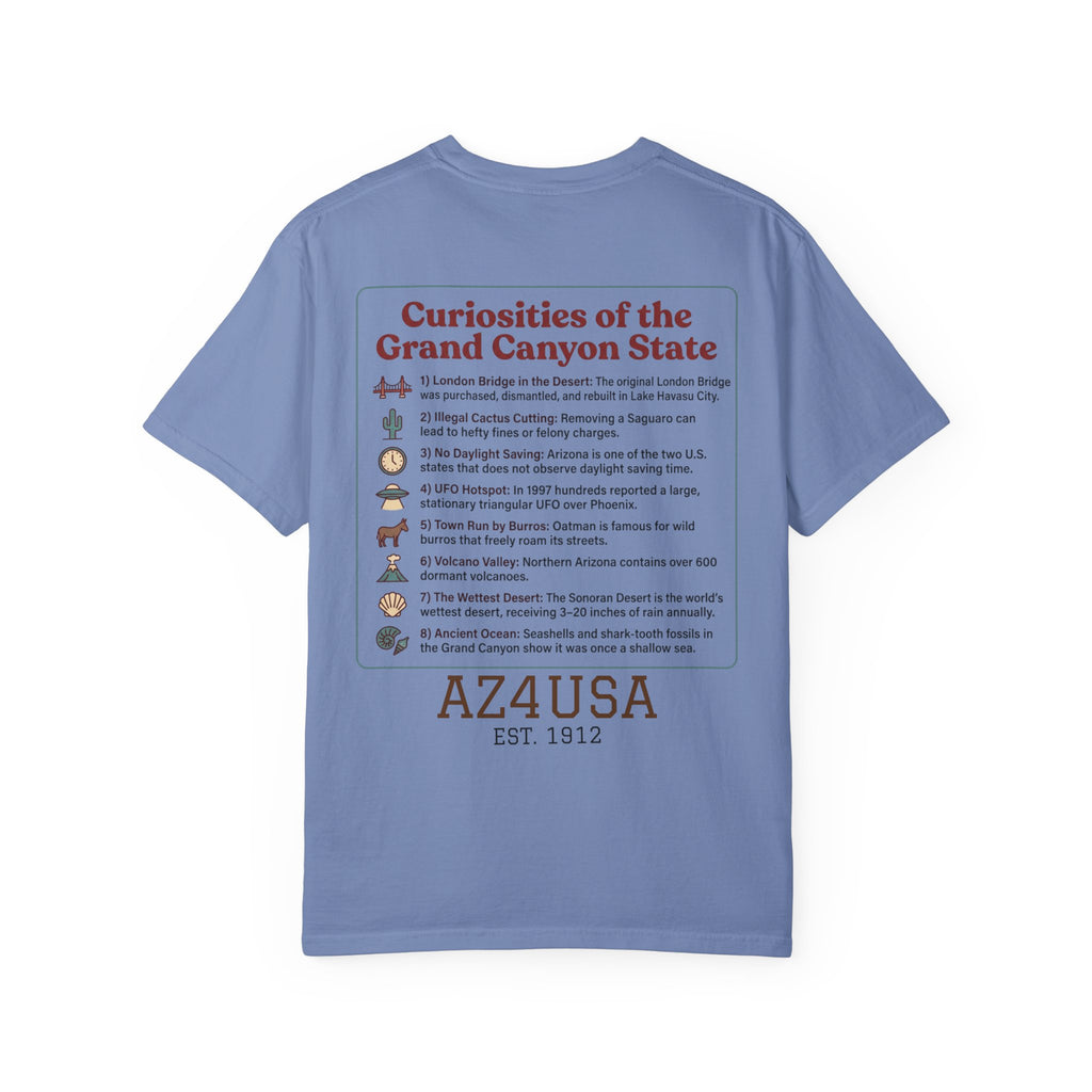 Arizona Pride T-Shirt — Grand Canyon State Facts Graphic Tee