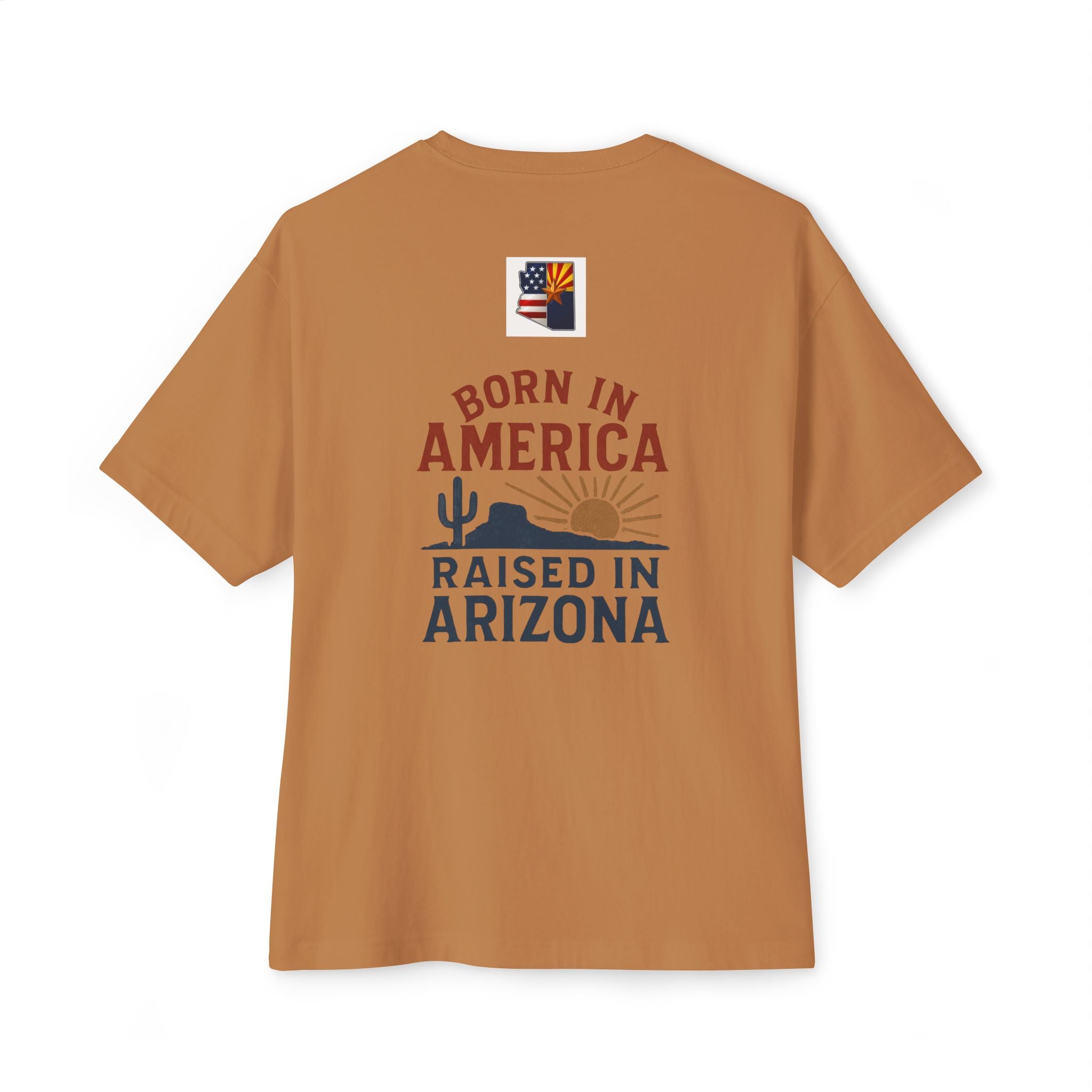 Arizona Pride Boxy Tee - Unisex Oversized T-Shirt, Casual Wear, Summer Essential, Gift for Travelers, American Southwest Apparel