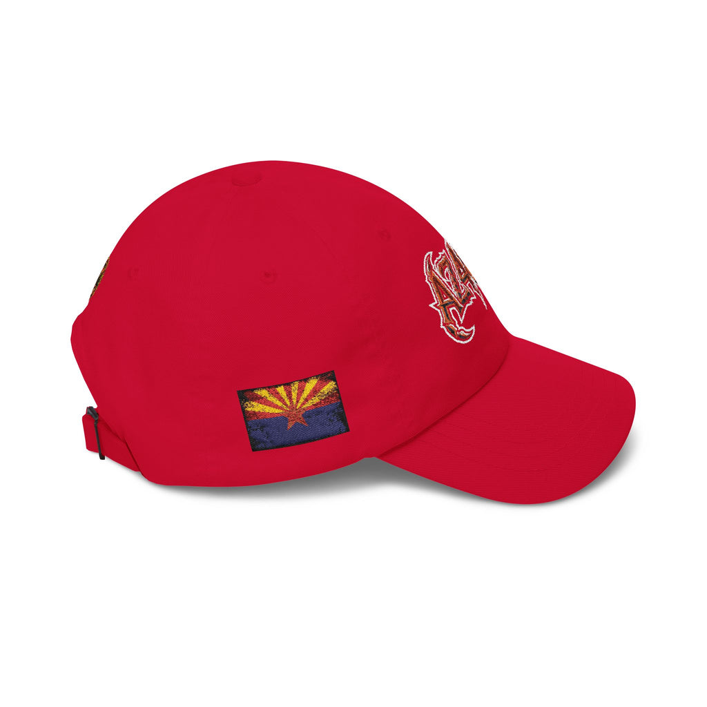 Dad Cap — Retro Grunge Scorpion Patch Baseball Hat