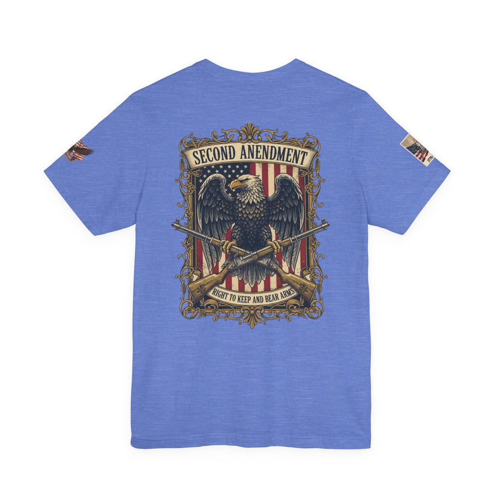 Second Amendment Eagle T-Shirt - Right to Keep and Bear Arms Graphic Tee