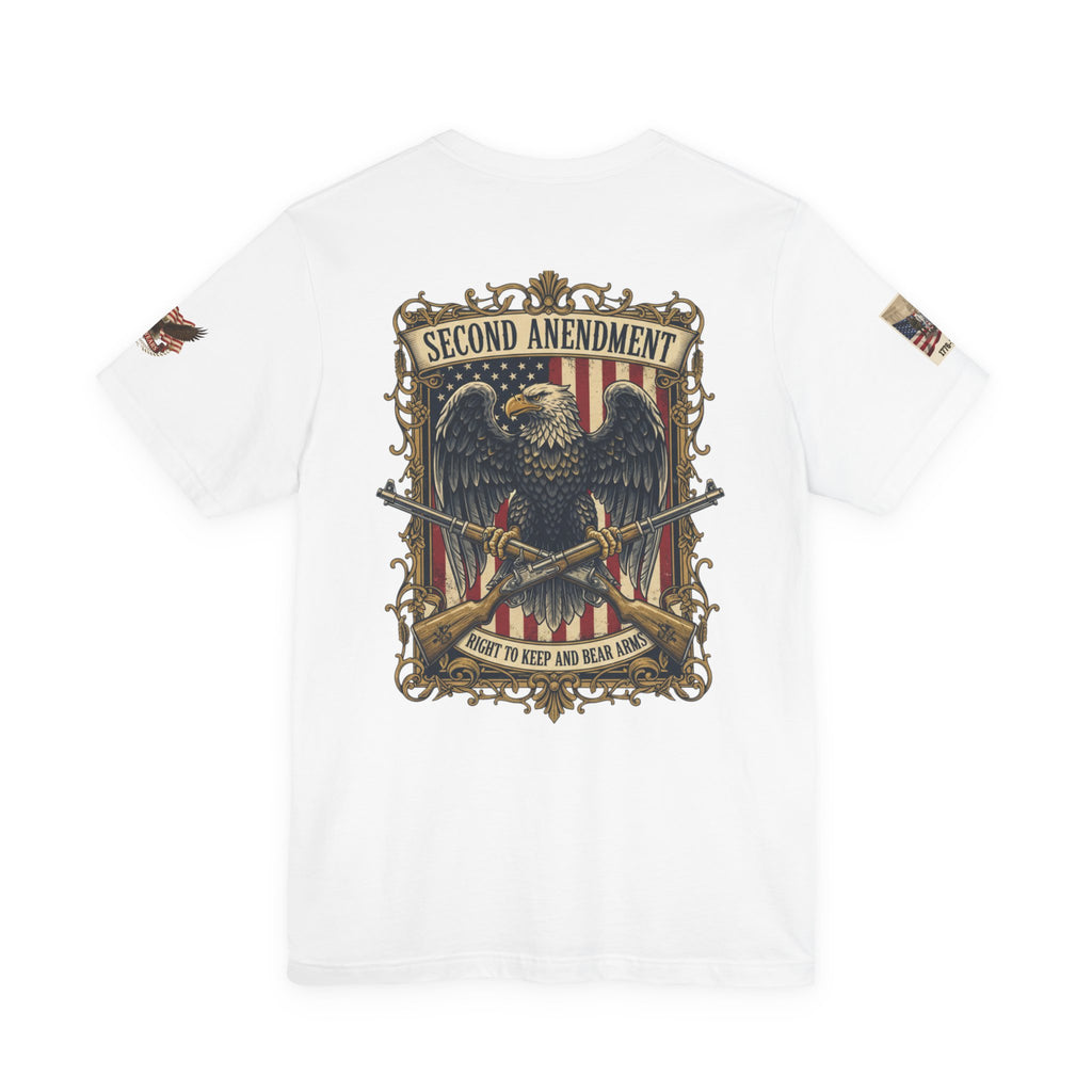 Second Amendment Eagle T-Shirt - Right to Keep and Bear Arms Graphic Tee