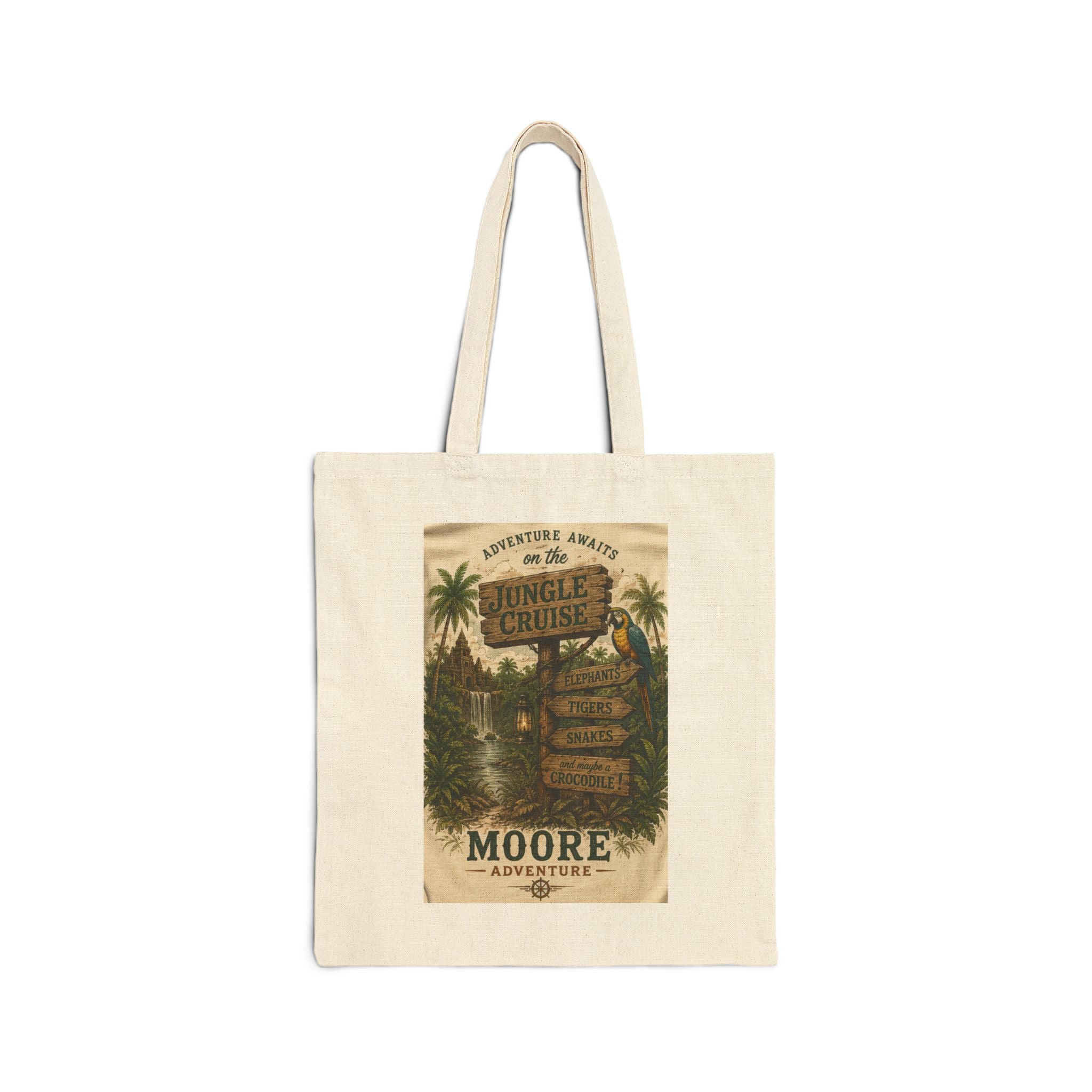 Jungle Cruise Vintage Canvas Tote