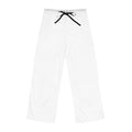USA Olympic Pajama Pants – Women's White Lounge Sleepwear with Olympic Rings