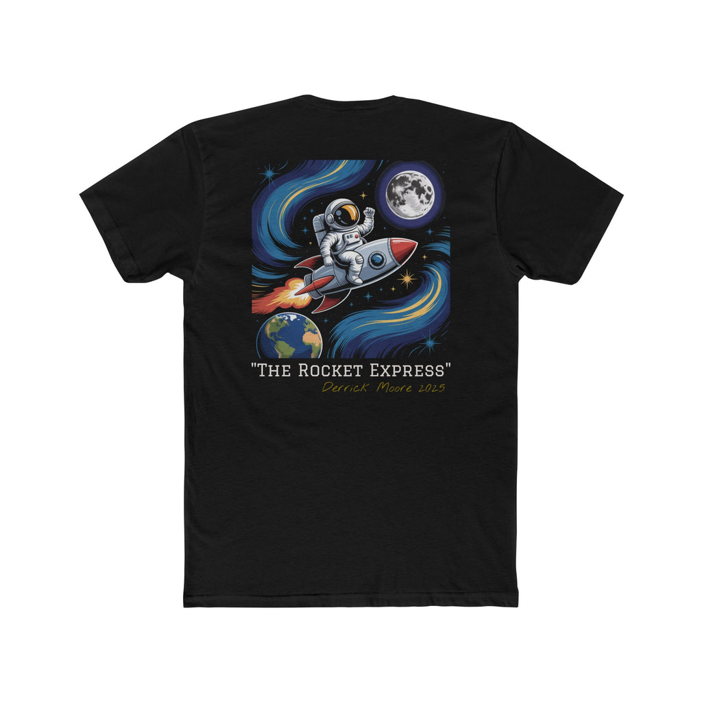 "The Rocket Express" 2025 on back - space4me front logo T-Shirt