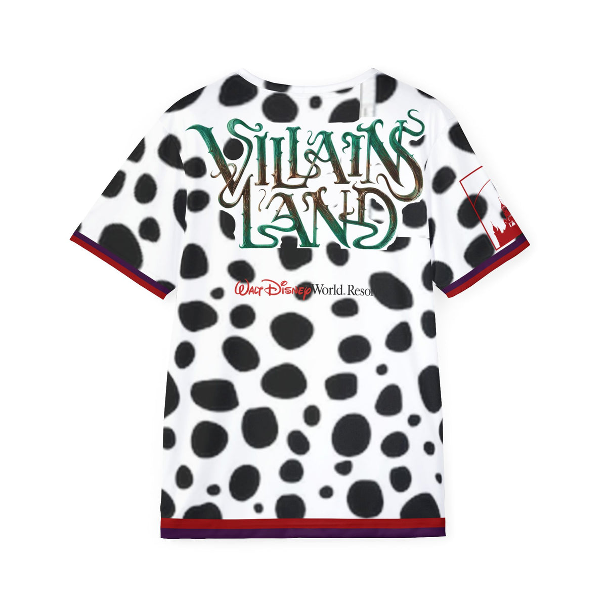 Cruella DeVill- Dalmation print- Villans land WDW - Men's Sports Jersey