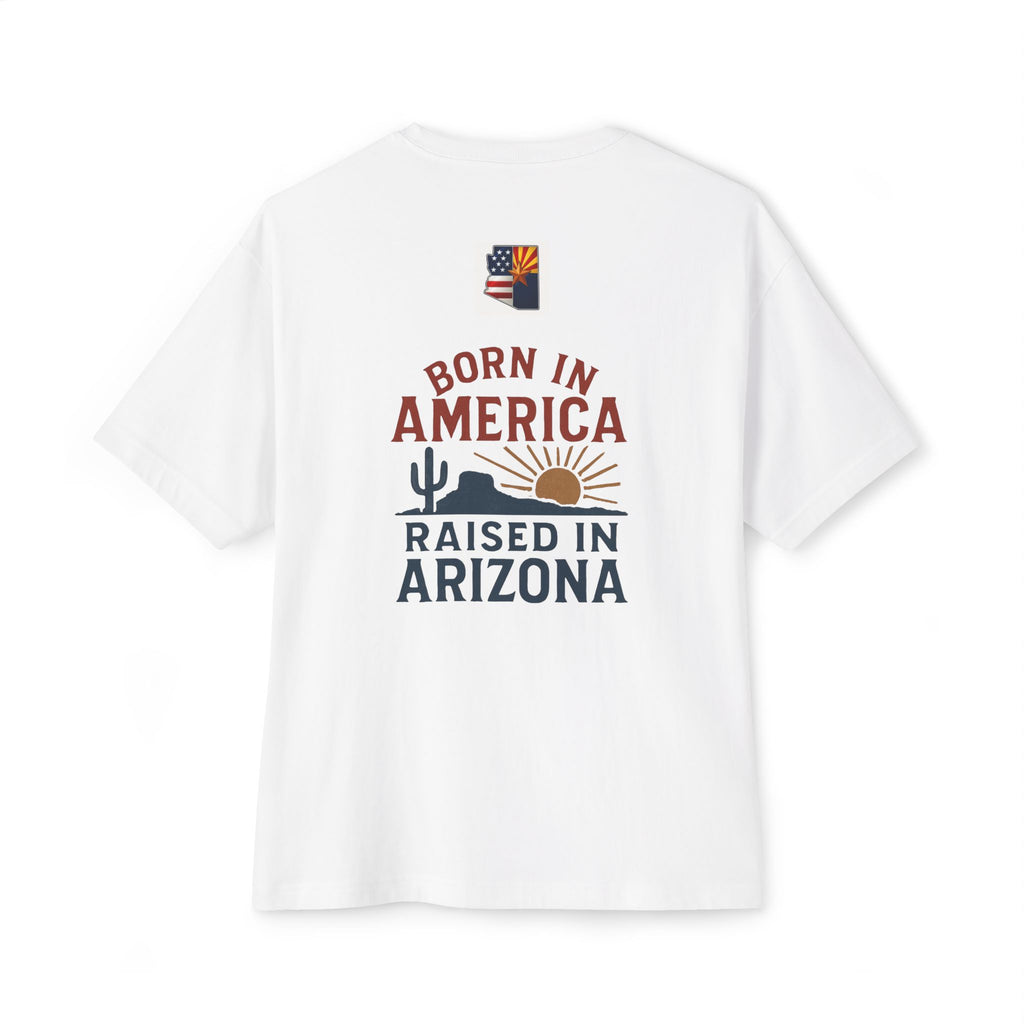 Arizona Pride Boxy Tee - Unisex Oversized T-Shirt, Casual Wear, Summer Essential, Gift for Travelers, American Southwest Apparel