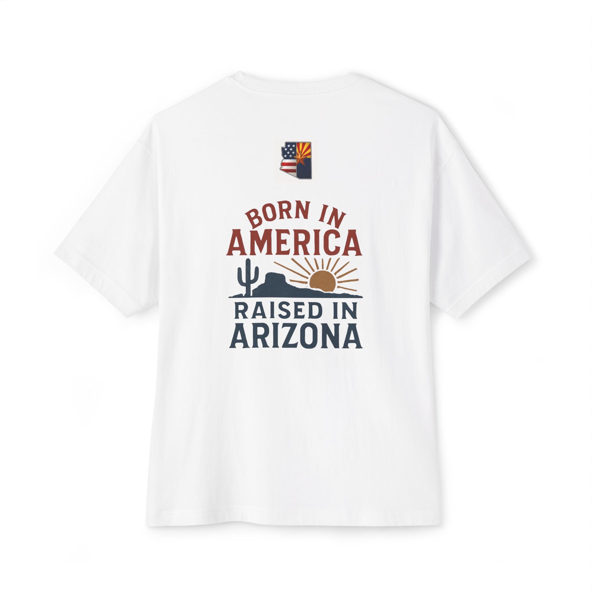 Arizona Pride Boxy Tee - Unisex Oversized T-Shirt, Casual Wear, Summer Essential, Gift for Travelers, American Southwest Apparel