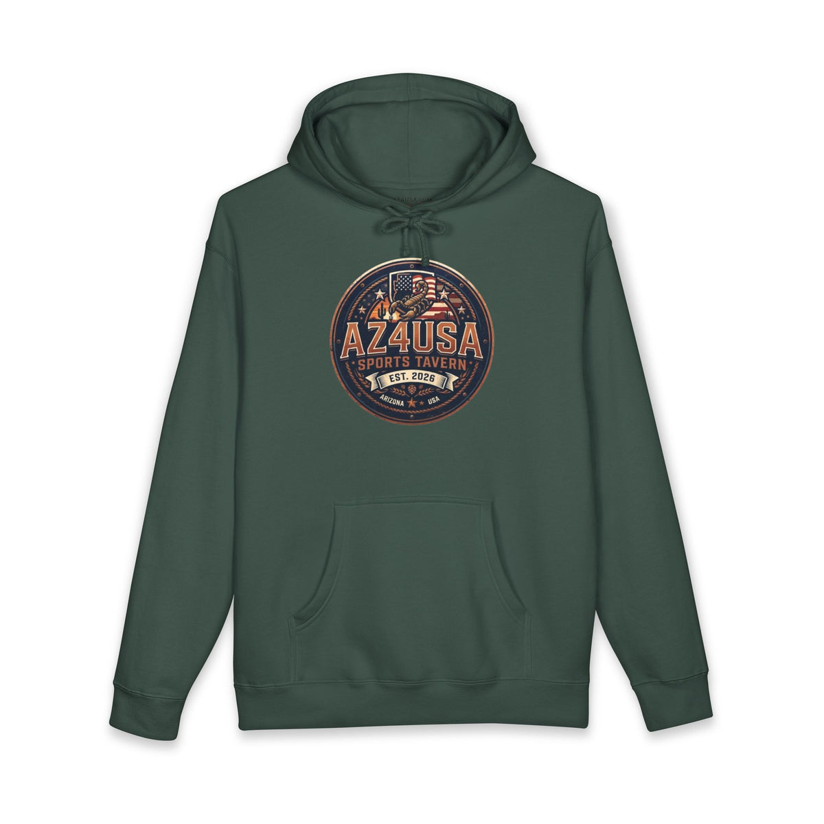 AZ4USA Sports Tavern Hoodie - Vintage Bar Logo Pullover