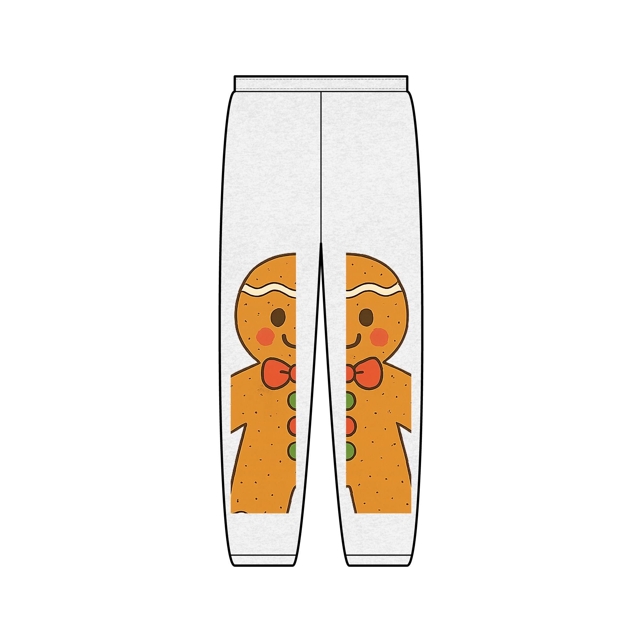 Gingerbread & Christmas Tree Holiday Sweatpants