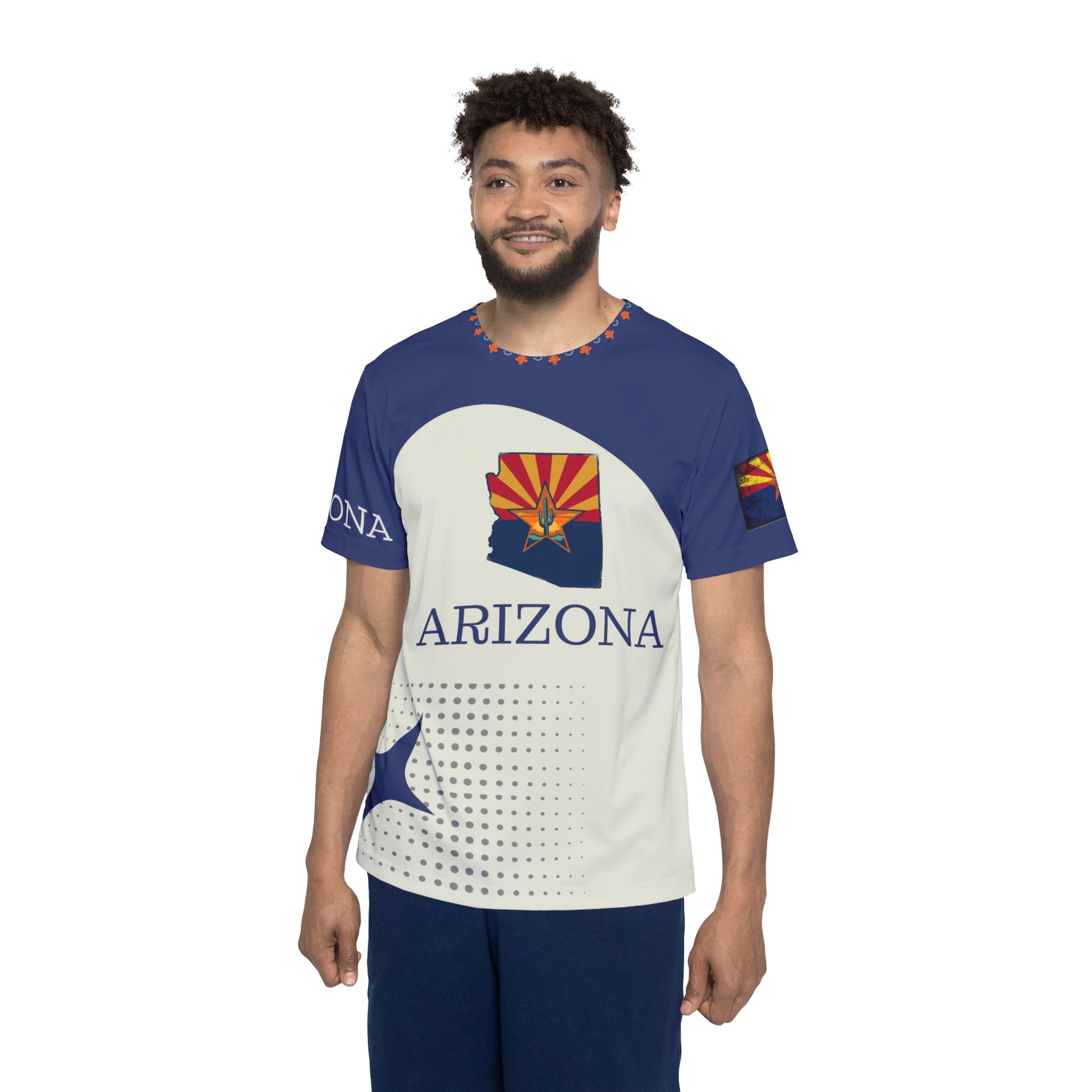 Arizona State Flag Sports Jersey — Men’s Athletic Tee