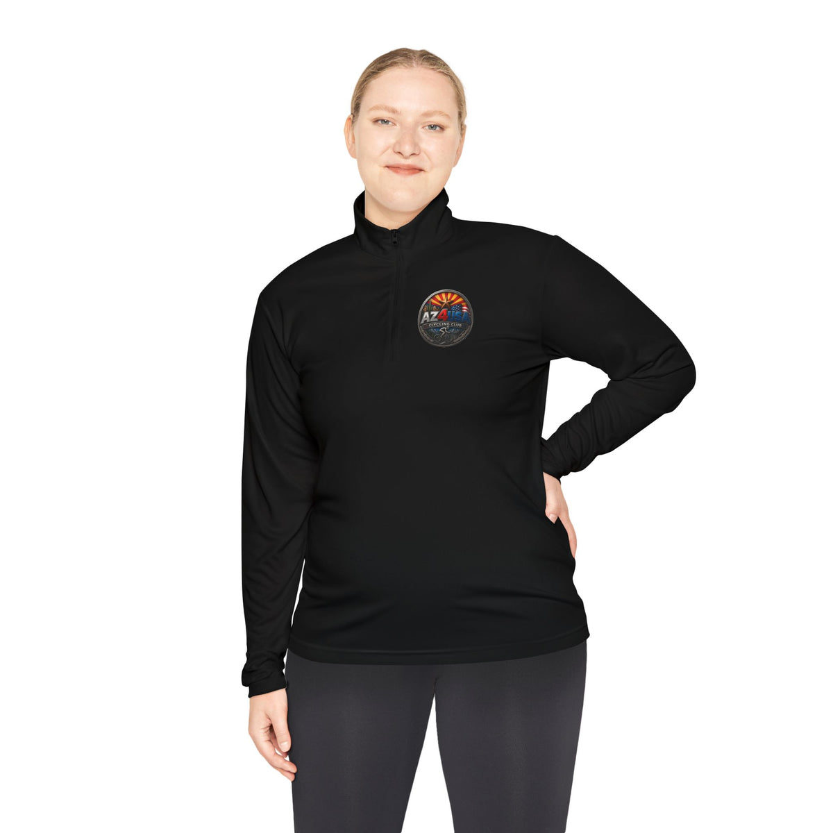 Quarter-Zip Pullover — Az4USA Cycling Club Graphic