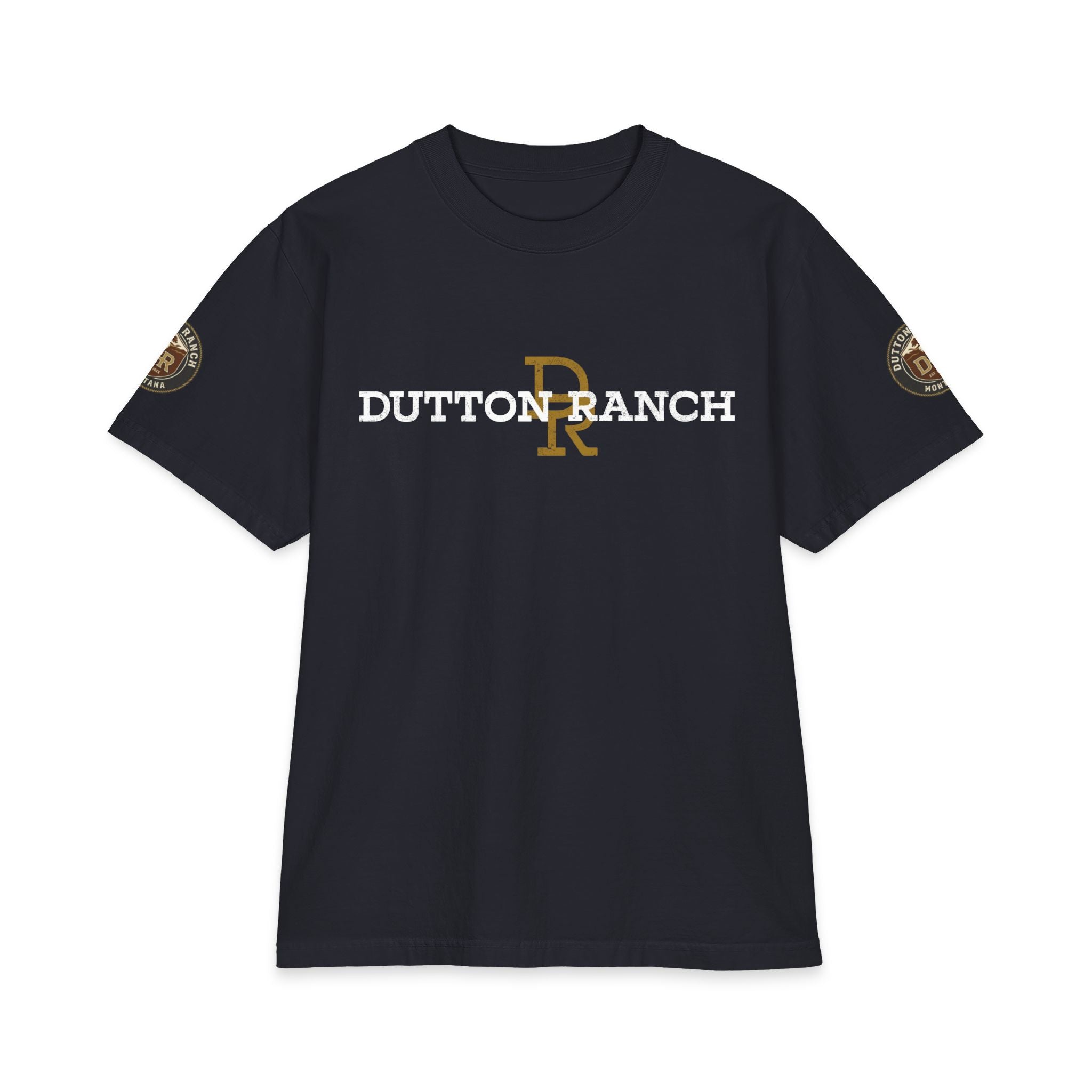 Dutton Ranch Logo T-Shirt — Yellowstone Inspired Western Ranch Tee