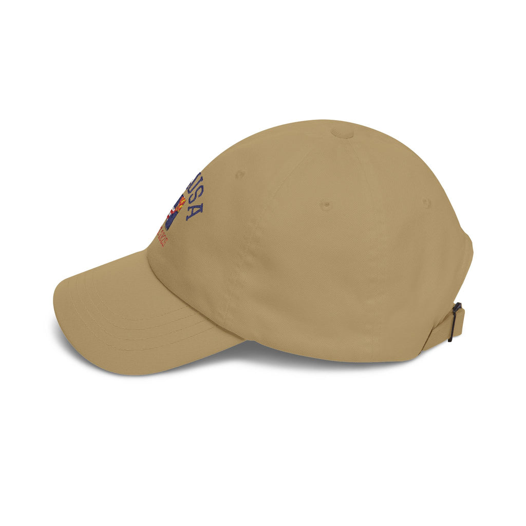 Classic Dad Cap with AZ4USA Design, Ideal for Casual Outings, Gifts, Holidays, Sports Events, Travel