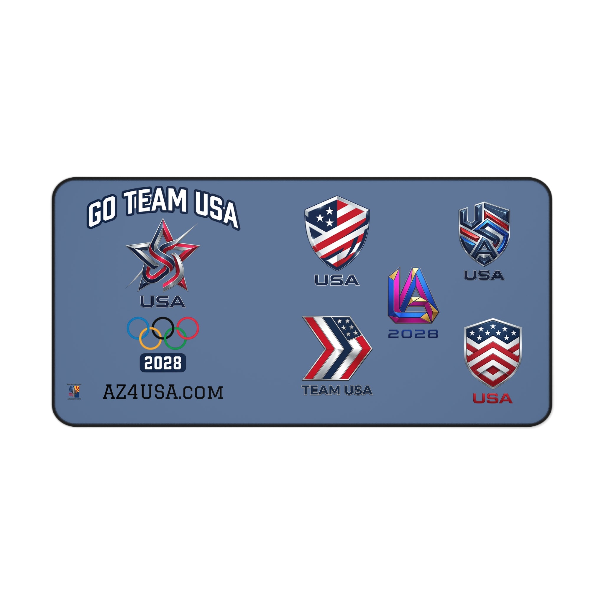 USA Olympic Team 2028 Desk Mat — Patriotic Gaming & Work Mousepad
