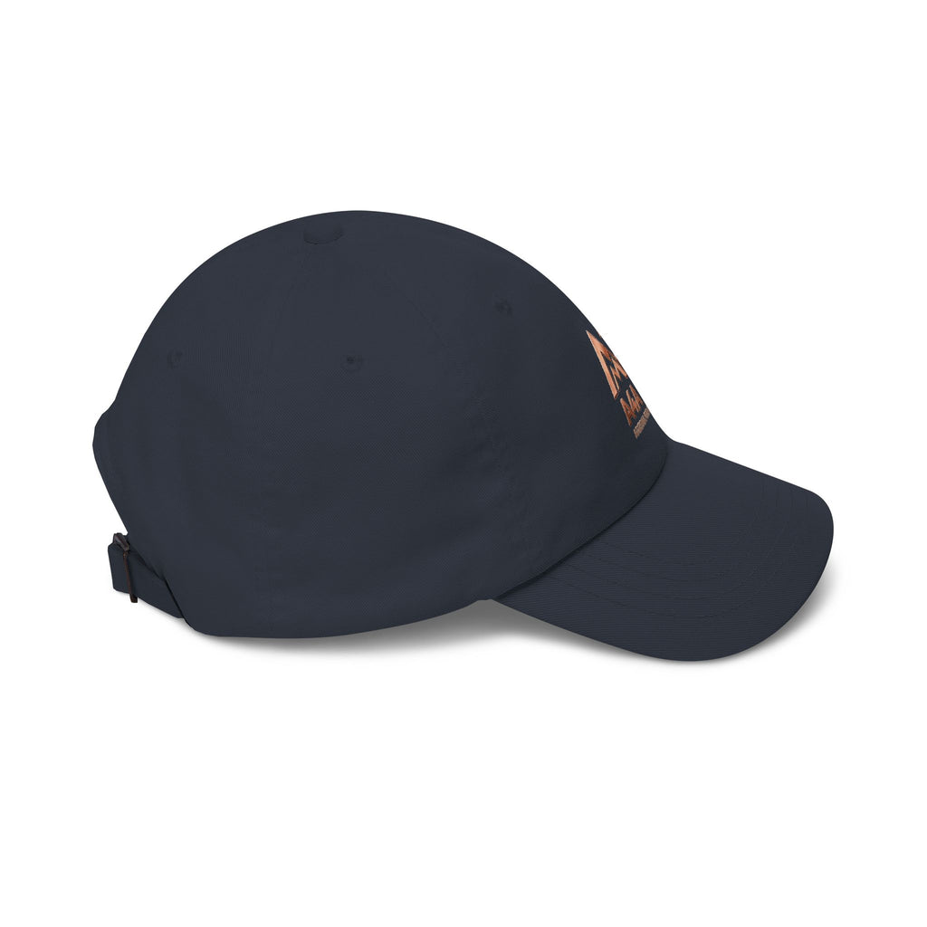 Classic Dad Cap — Metallic Rose Gold AZ4USA Embroidered Baseball Hat