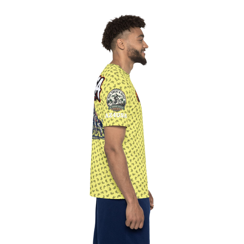 Scorpion Men's Sports Jersey — Az4usa Biking Club Graphic Tee