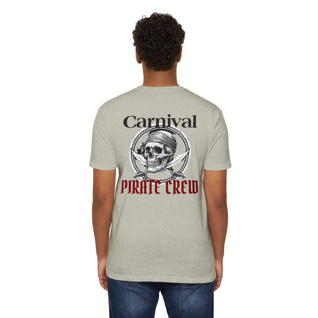 Carnival Pirate Crew T-Shirt — Skull & Crossbones Retro Festival Tee