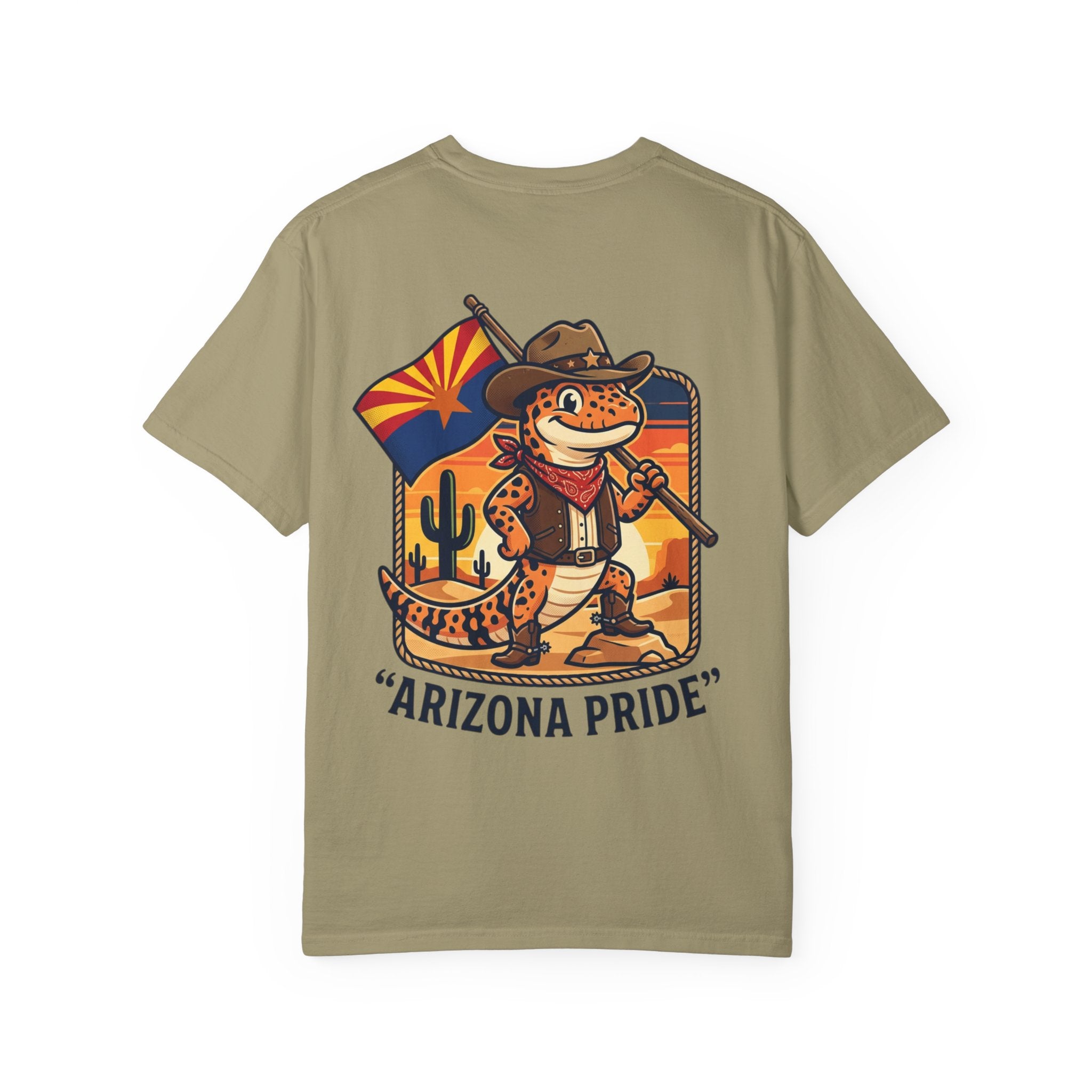 Arizona Pride T-Shirt — Desert Gecko Cowboy Graphic Tee