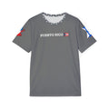 PR Puerto Rico Sports Jersey — Light Blue Athletic Tee with Star Logo