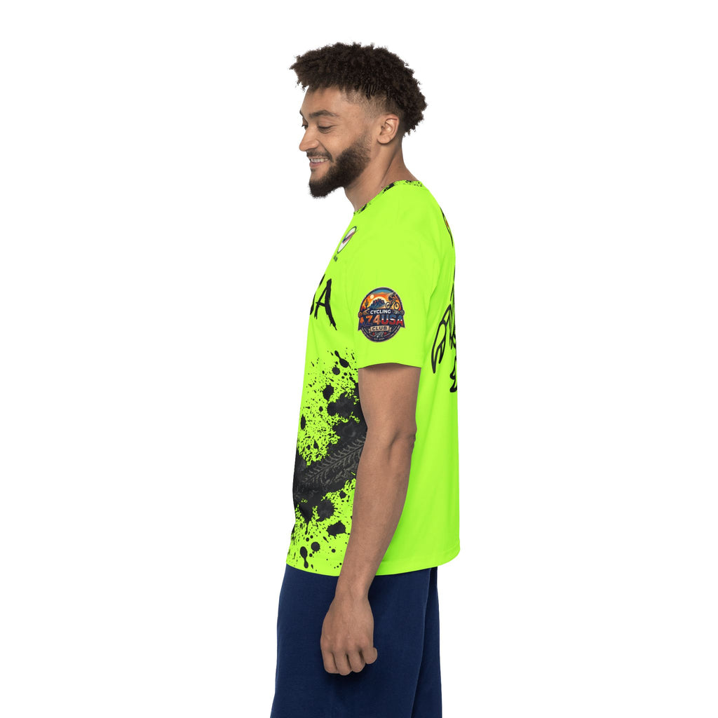 Copy of Neon Scorpion Men's Sports Jersey — Azusa Biking Club Graphic Tee