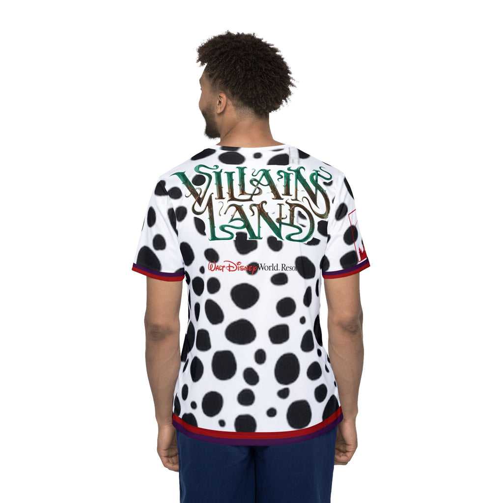 Cruella DeVill- Dalmation print- Villans land WDW - Men's Sports Jersey