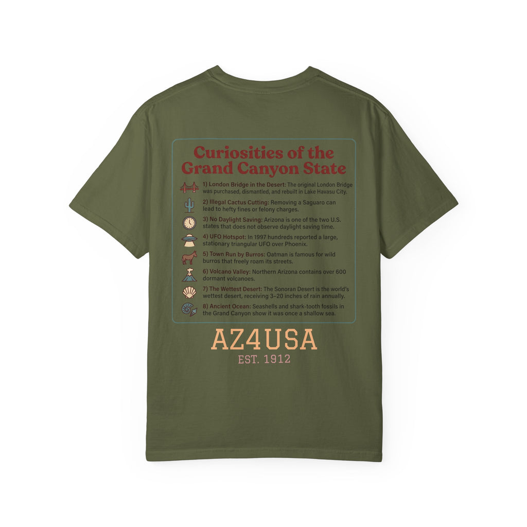 Arizona Pride T-Shirt — Grand Canyon State Facts Graphic Tee
