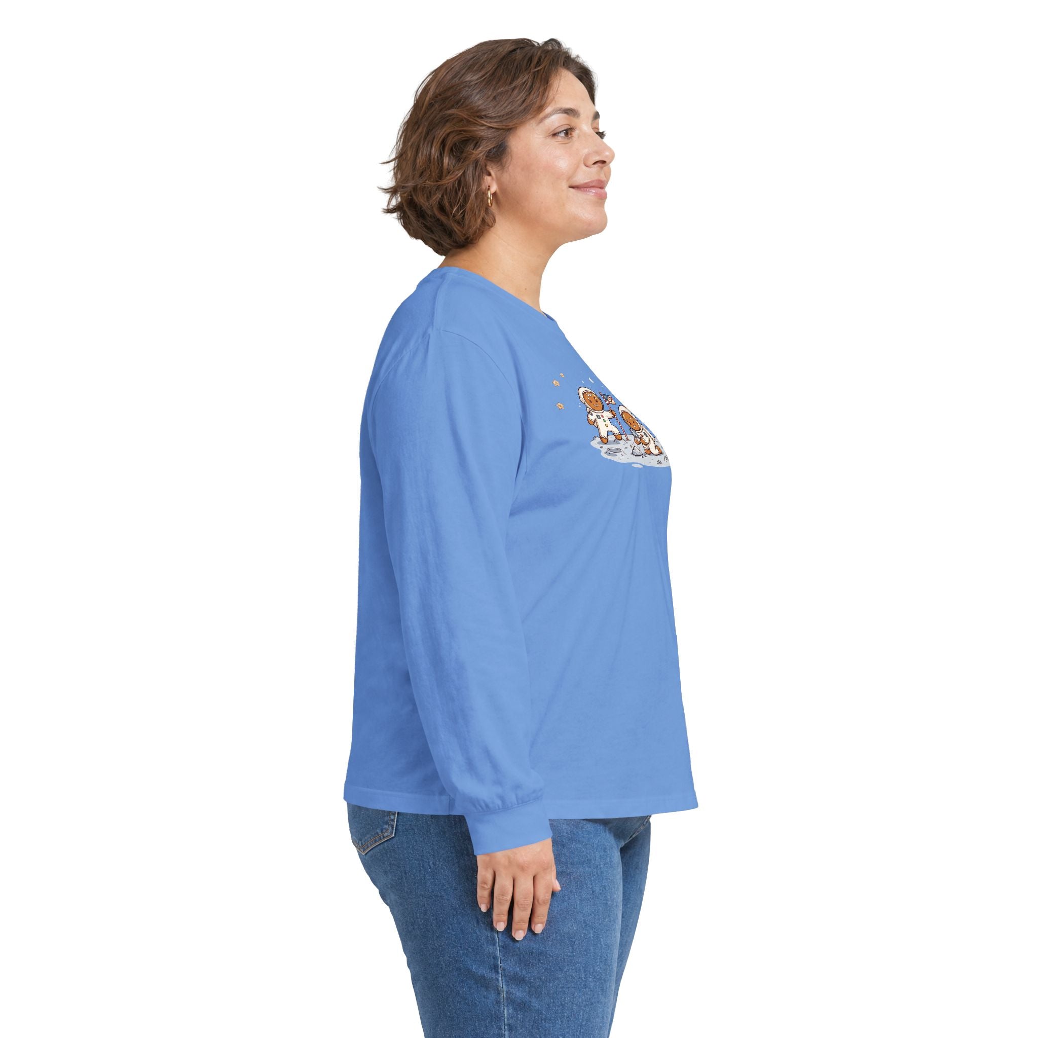 Christmas Gingerbread Crew Long Sleeve Tee — "Merry Christmas 2026"