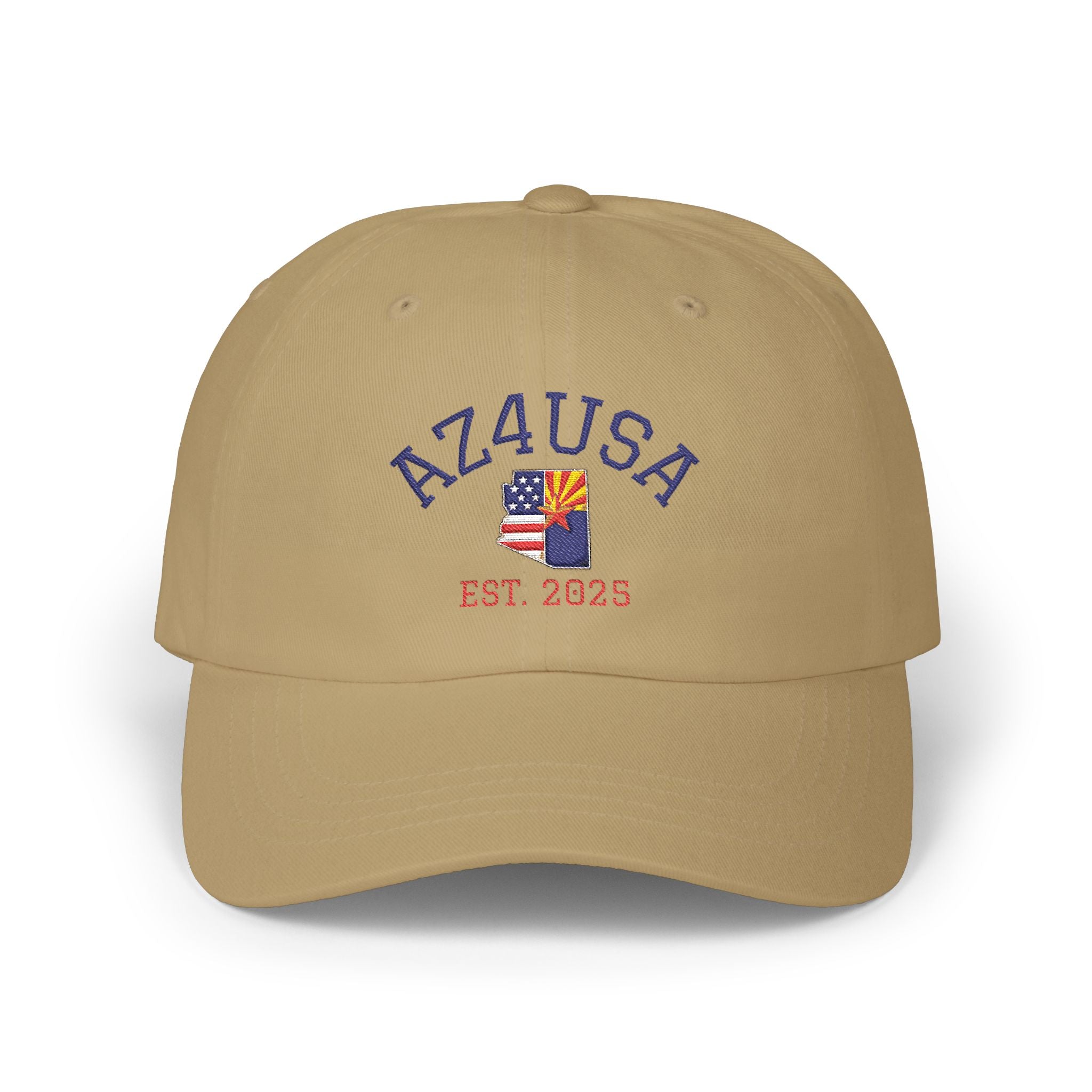 Classic Dad Cap with AZ4USA Design, Ideal for Casual Outings, Gifts, Holidays, Sports Events, Travel