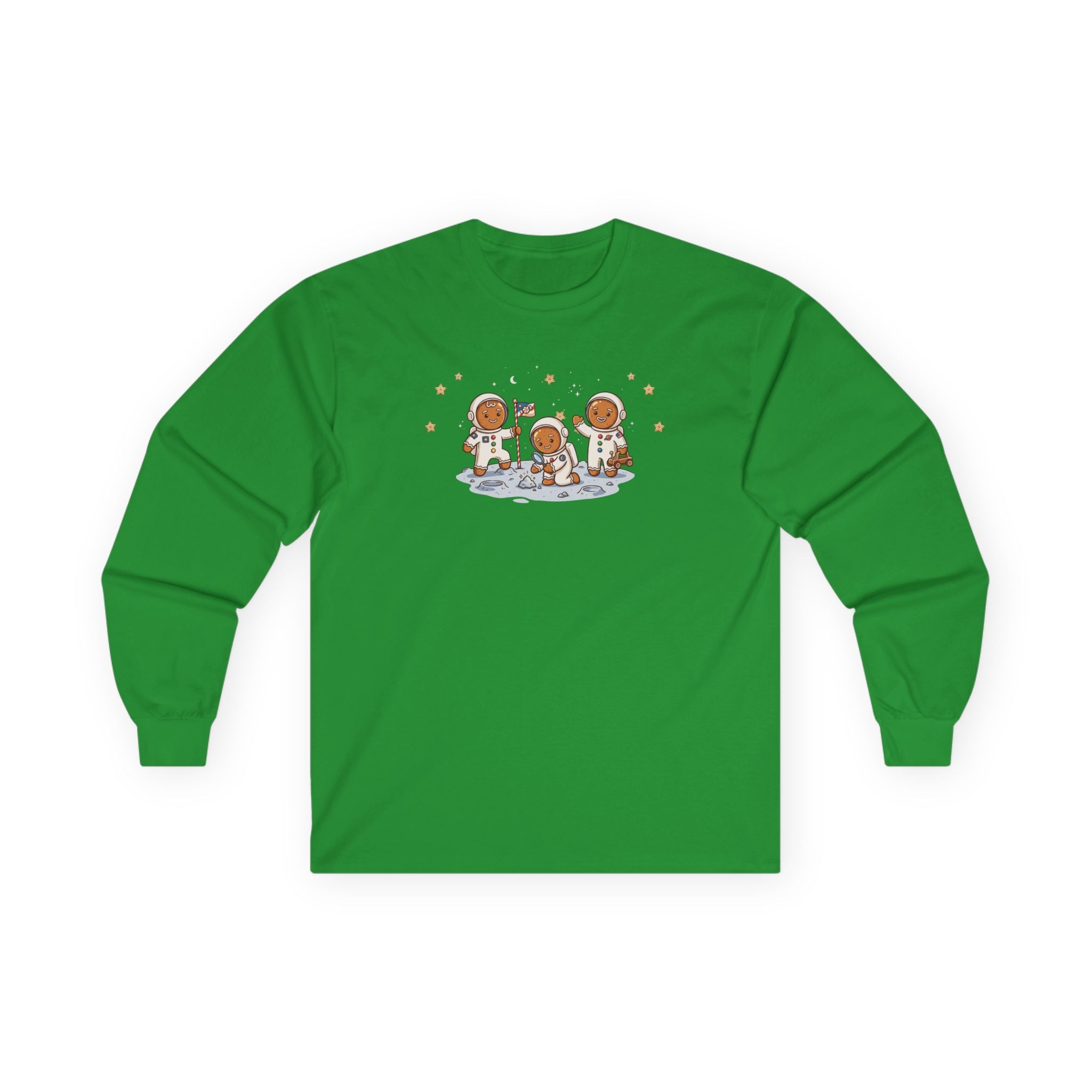 Christmas Gingerbread Crew Long Sleeve Tee — "Merry Christmas 2026"
