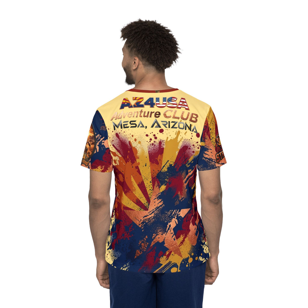 Az4usa Scorpion Graphic Sports Jersey — All-Over Print Men’s Tee