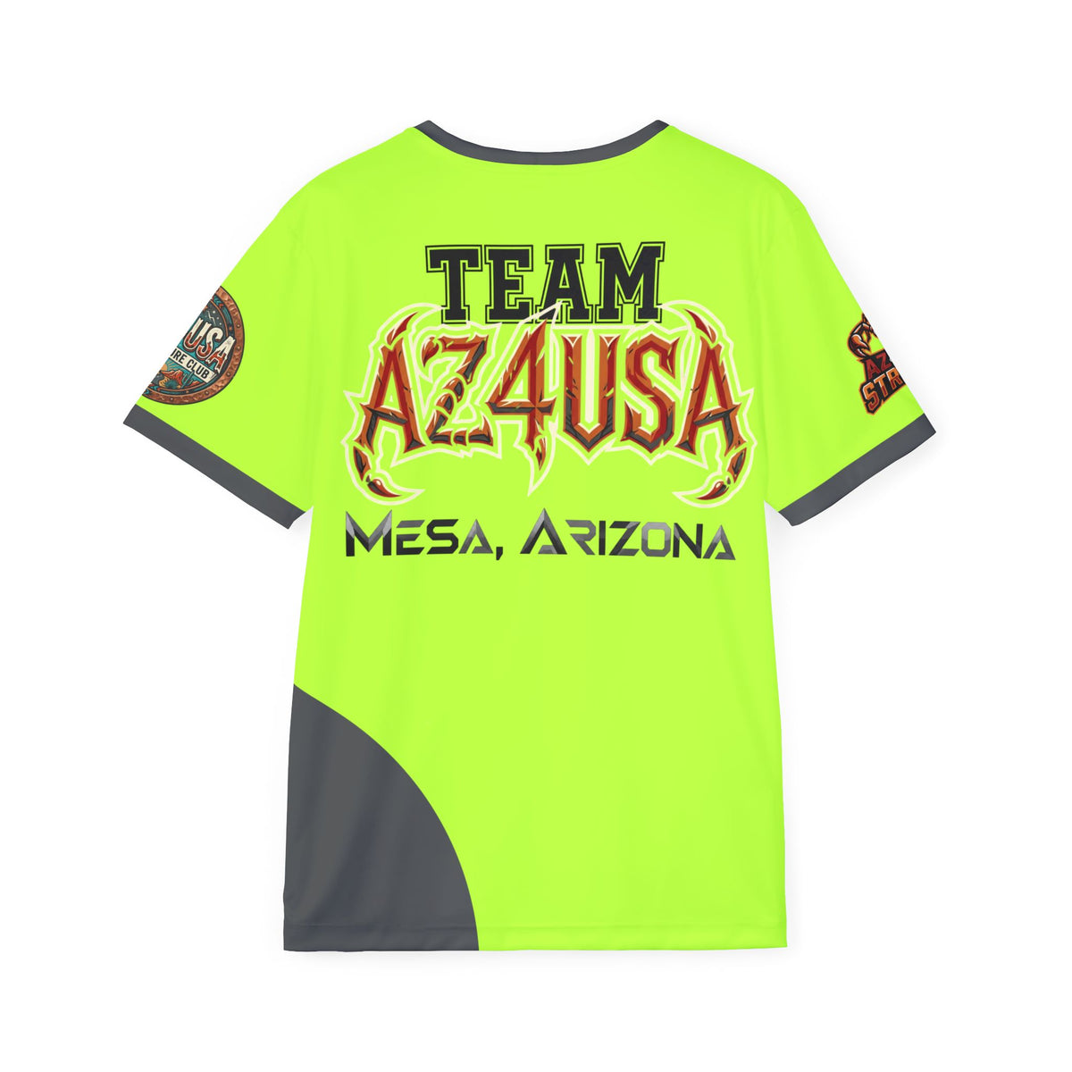Scorpion Desert Team Jersey – 'Team Az4USA' Neon Sports Shirt
