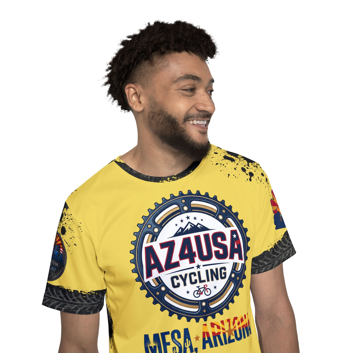 AZ4USA Cycling Jersey — Mesa, Arizona Mud & Sweat Endurance MTB Shirt