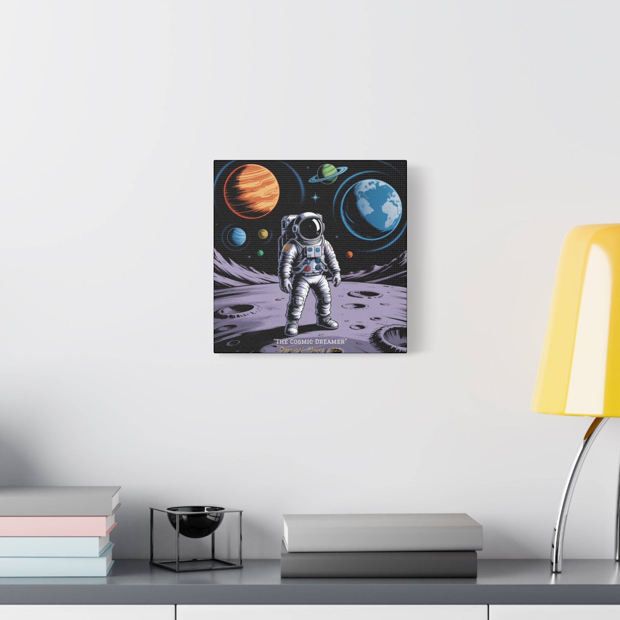 "The Cosmic Dreamer" 2025 - Matte Stretched Canvas Wall Art