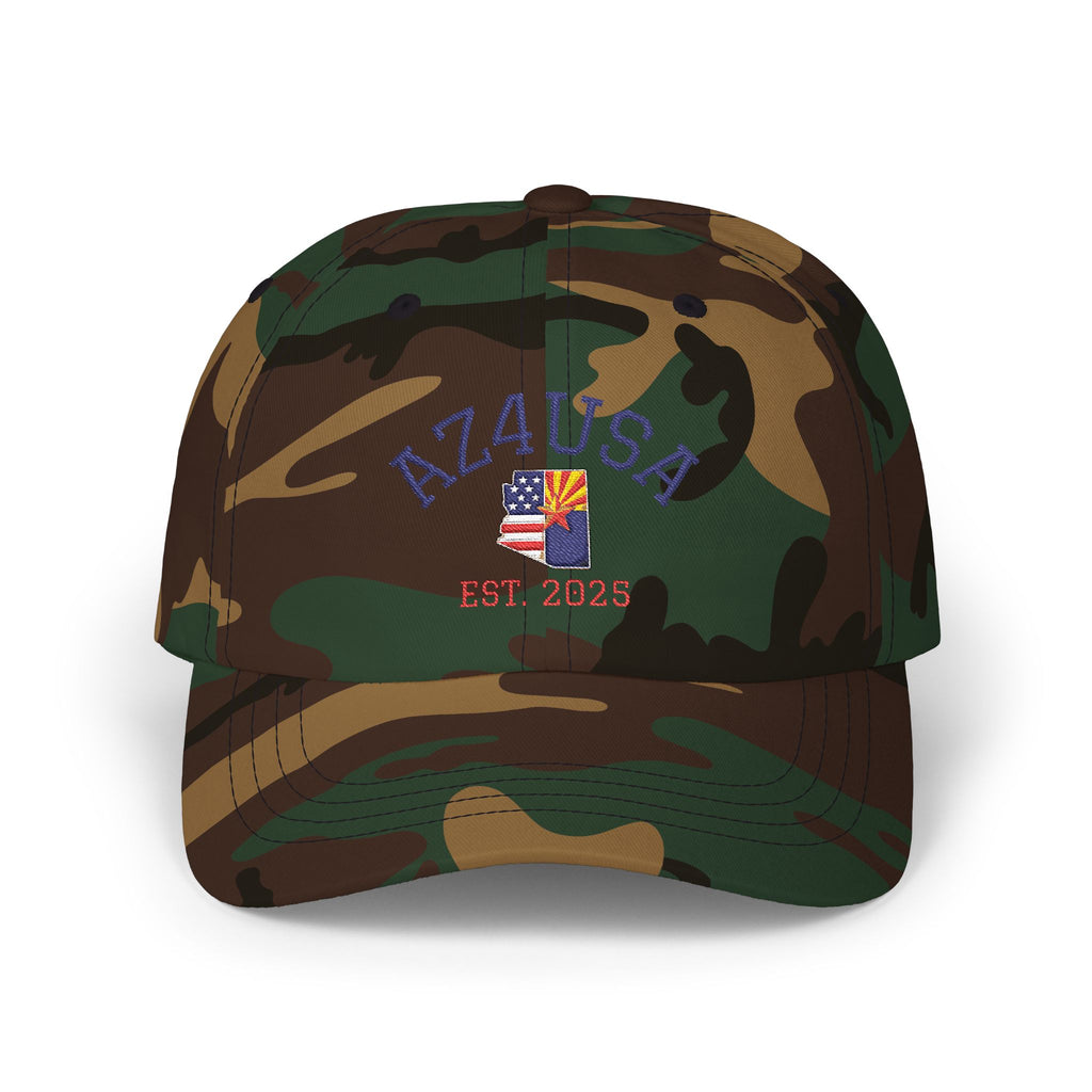Classic Dad Cap with AZ4USA Design, Ideal for Casual Outings, Gifts, Holidays, Sports Events, Travel
