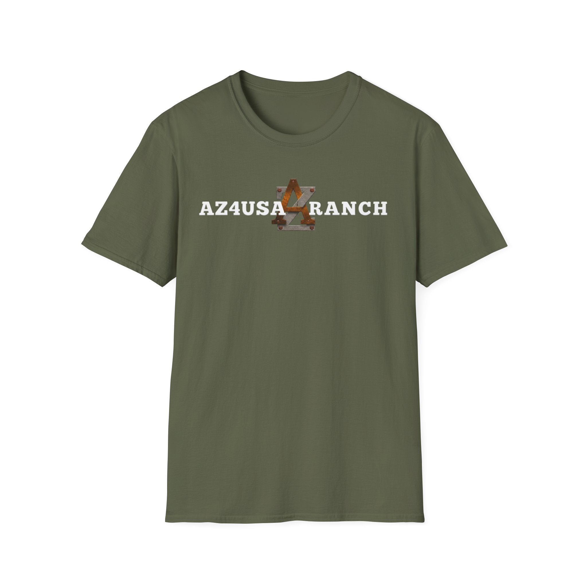AZ4USA Ranch Logo T-Shirt — Rustic Western Graphic Tee