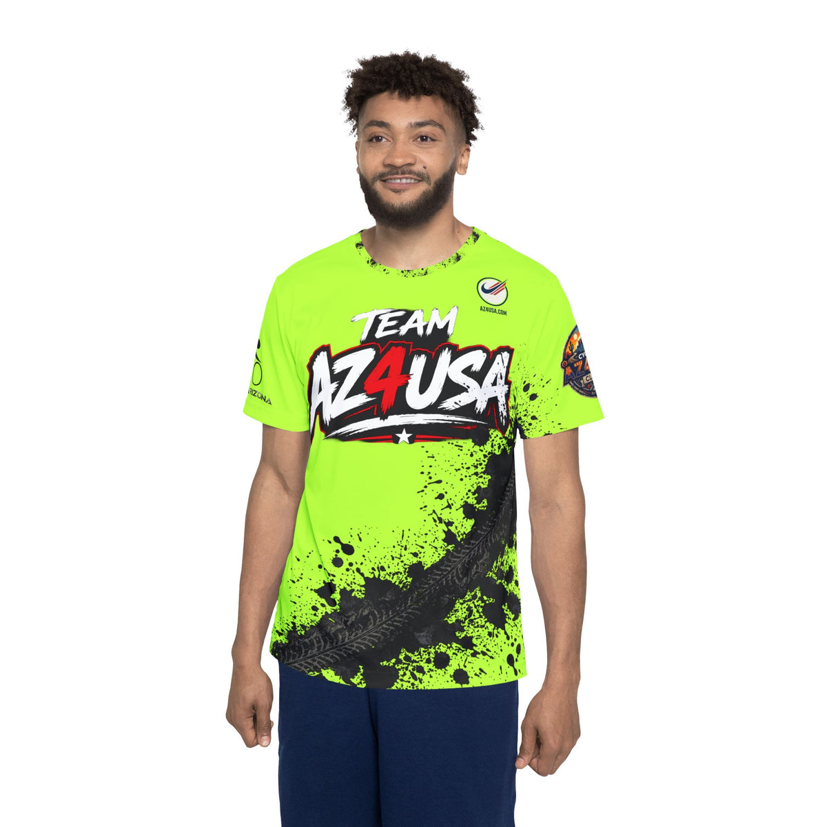 Copy of Neon Scorpion Men's Sports Jersey — Azusa Biking Club Graphic Tee