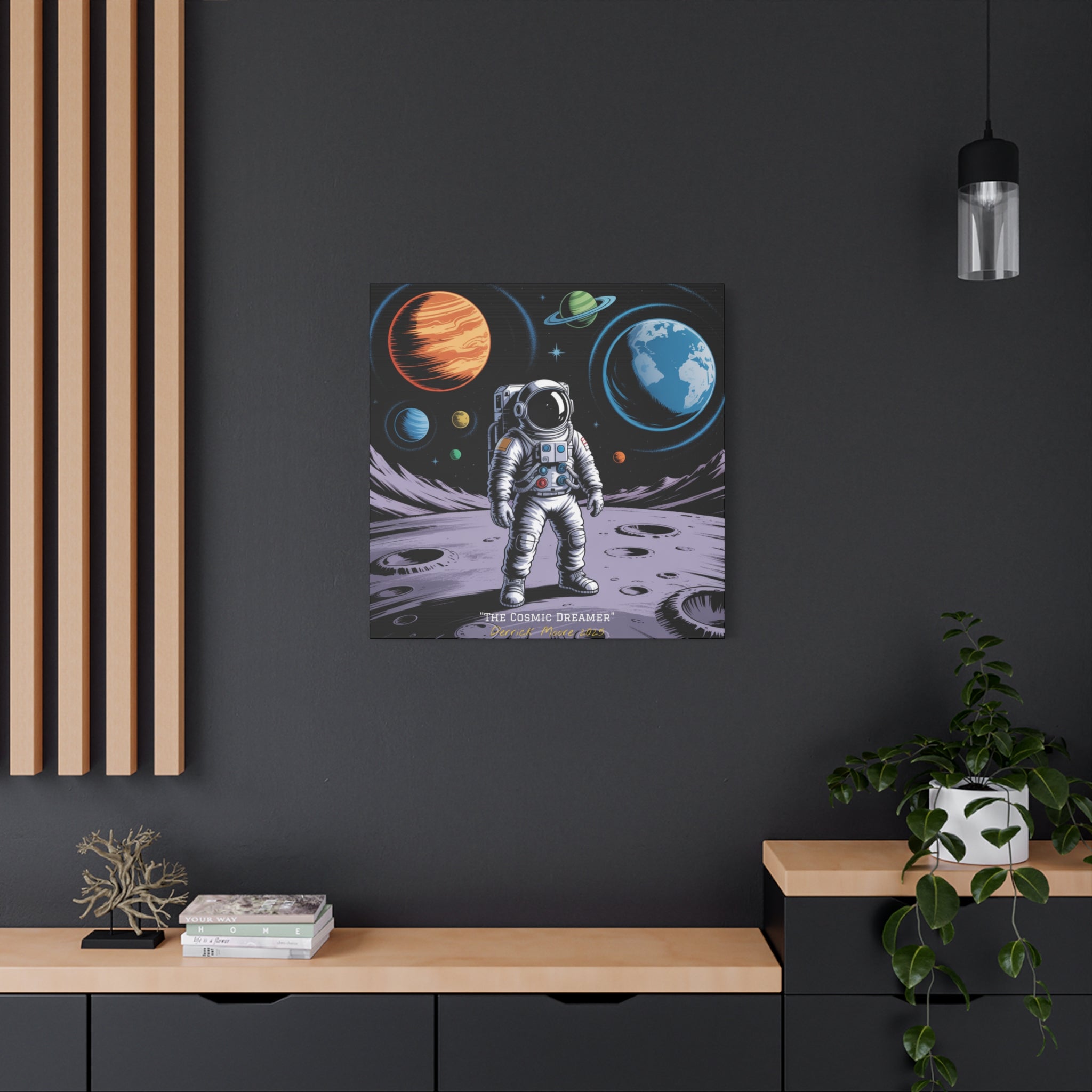 "The Cosmic Dreamer" 2025 - Matte Stretched Canvas Wall Art