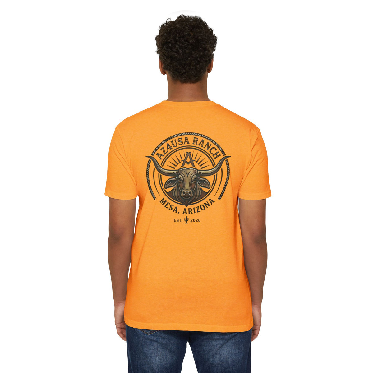 Arizona Ranch T-Shirt — "AZ4USA Ranch" Western Graphic Tee