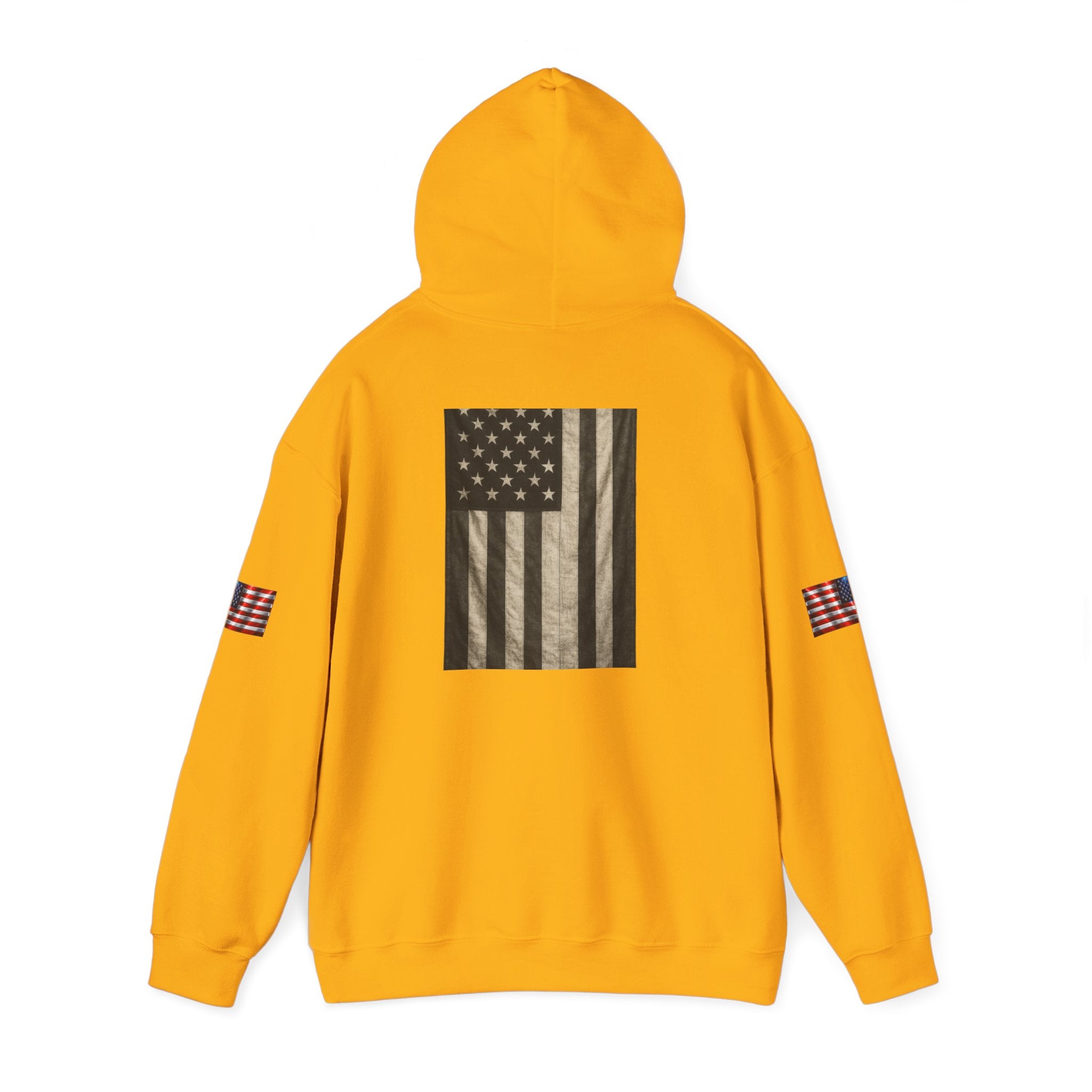Born Free Hoodie — Minimalist White Pullover with 'BORN FREE' Text
